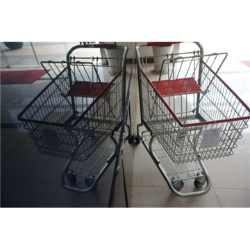 Chariot de chariot à achats de supermarché de style d&#39;Amérique